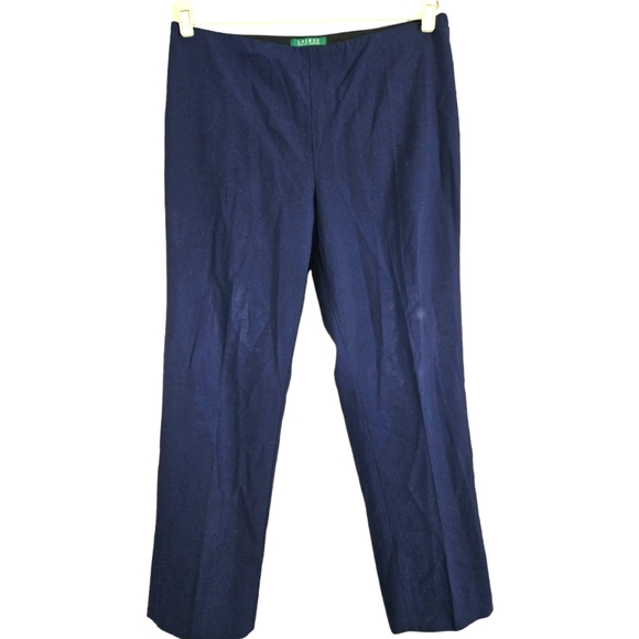Lauren Ralph Lauren Pants - Ralph Lauren dark navy blue wool trousers pants Womens 14
